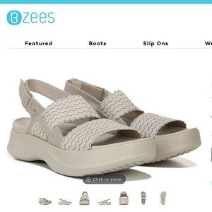 Machine Washable Plush Slingback Sandals NEWINBOX